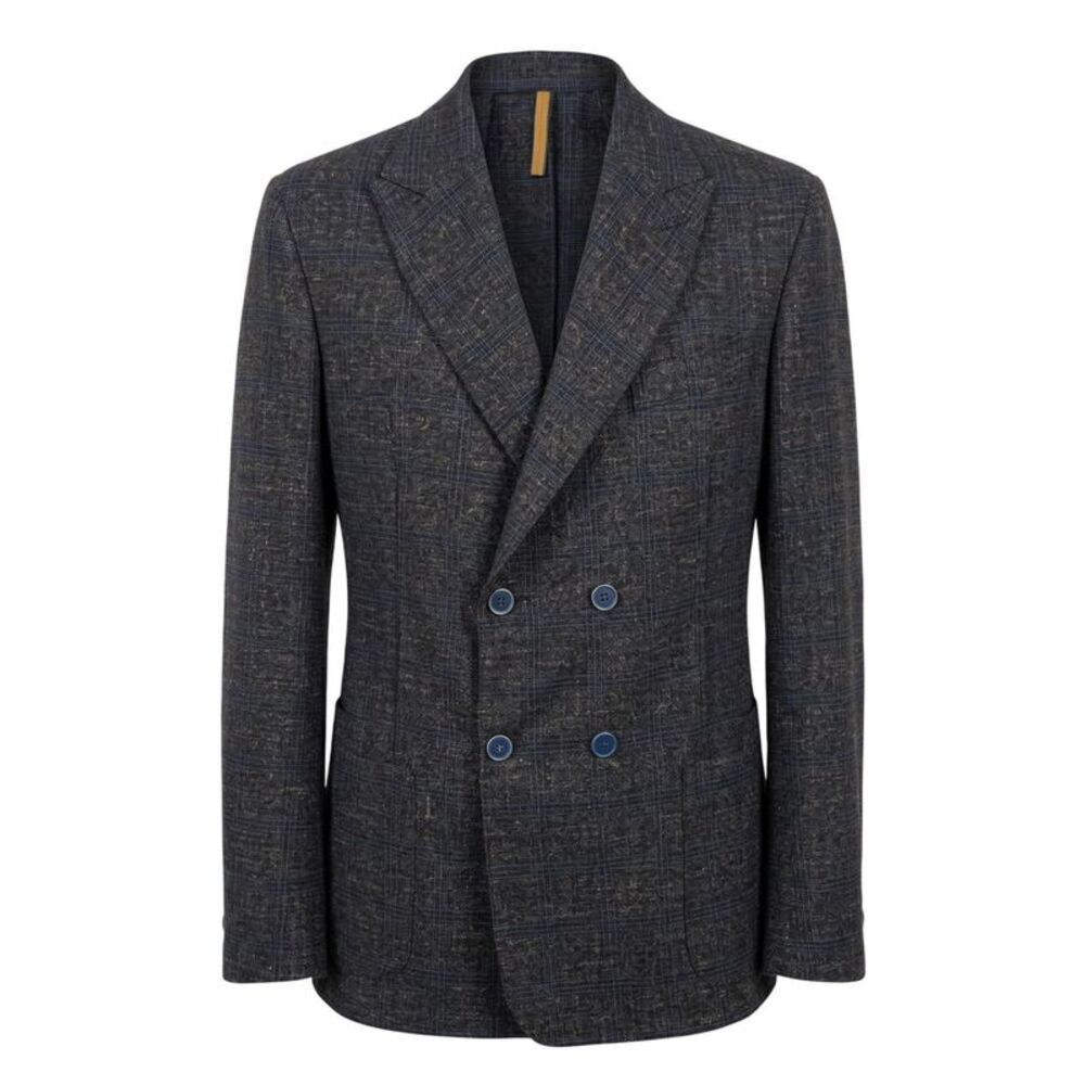 Roberto Pepe Luxury Blue Viscose Men Men's Jacket